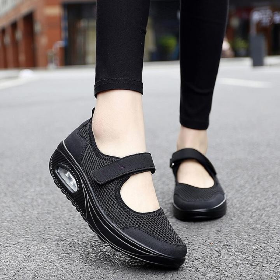 Zapatos de Mujer Cómodos, Antideslizantes y con Cierre de Velcro