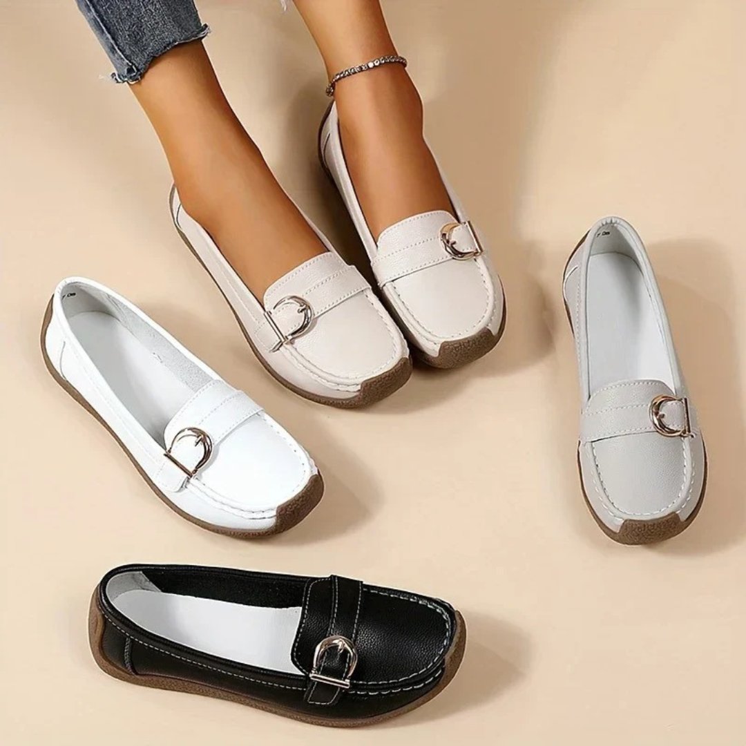 Zapatos Casuales Ergonómicos de Cuero para mujer