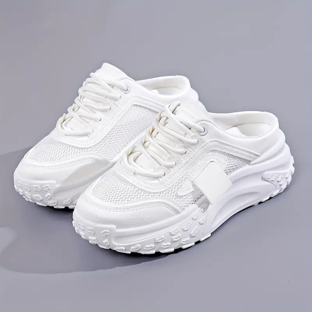 Zapatillas de mujer con cordones y suela ergonómica
