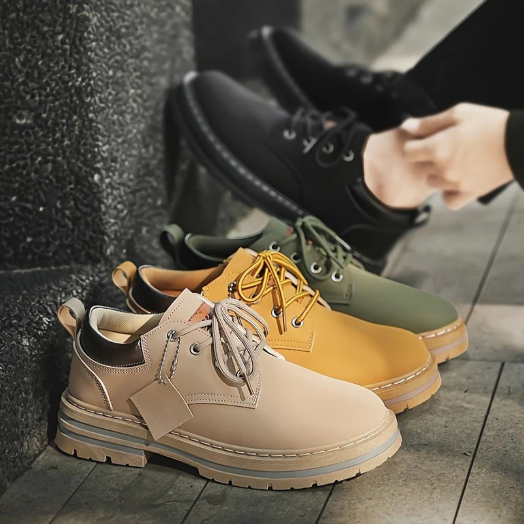 Zapatos con suelas ergonómicas y robustas para hombre