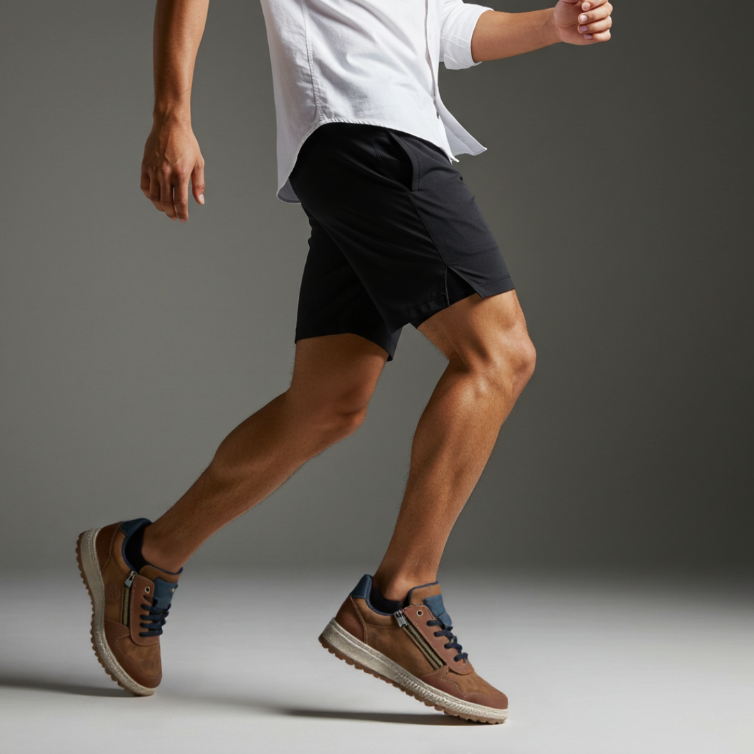 Zapatillas de Cuero con Suelas Ortopédicas para hombre