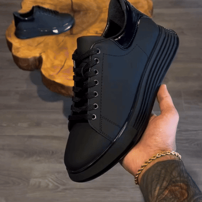 Zapatos de cuero con suela resistente para hombre®