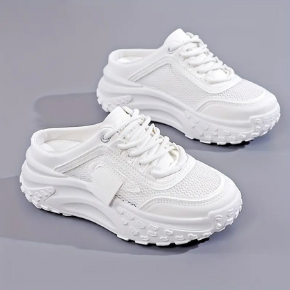 Zapatillas de mujer con cordones y suela ergonómica