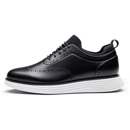 Zapatos casuales de cuero texturizado para hombre