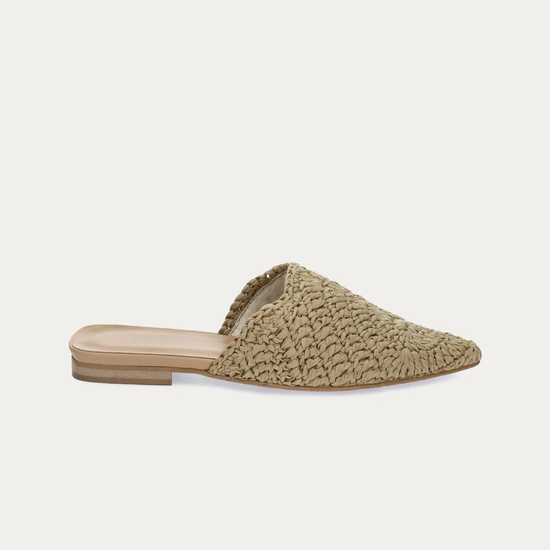Sandalias planas de ganchillo estilo boho