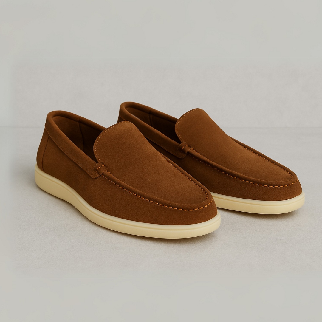 Mocasines ortopédicos con diseño clásico y suela antideslizante para hombre
