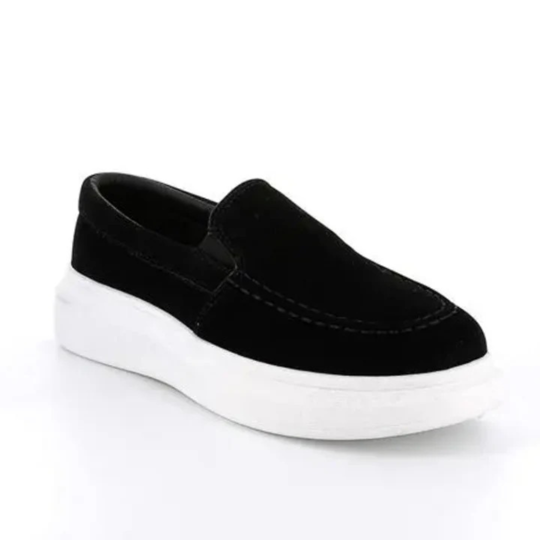 Mocasines elegantes de gamuza para hombre