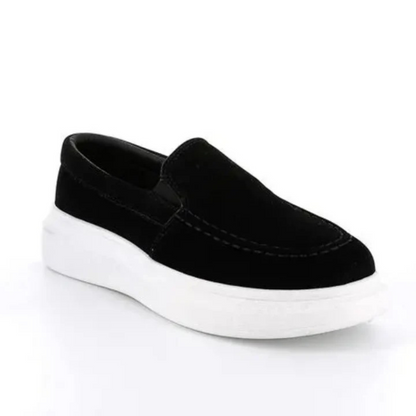 Mocasines elegantes de gamuza para hombre