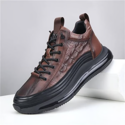 Zapatos Casuales de Cuero con Amortiguación de Aire para Hombre
