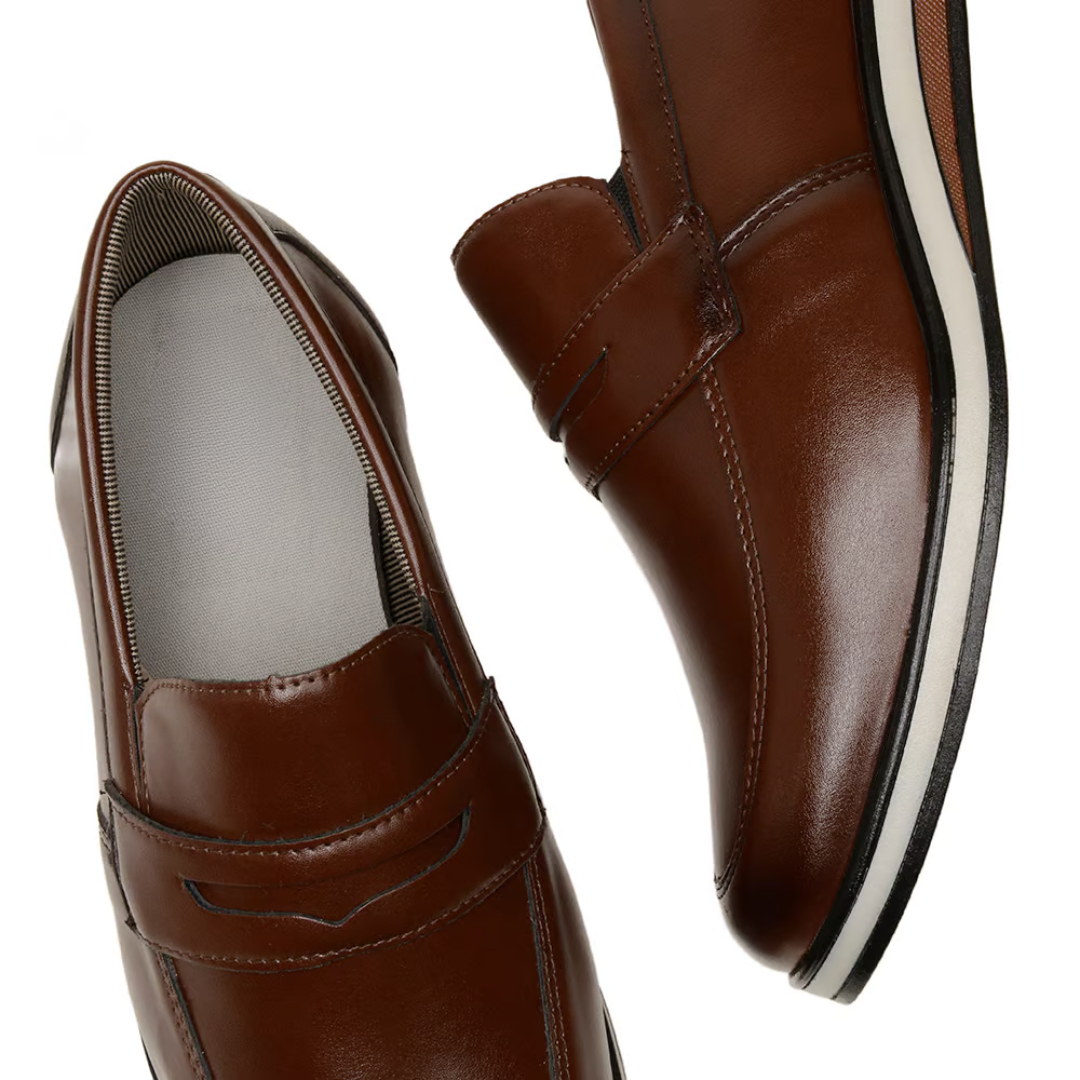 Mocasines Ortopédicos de Cuero para Hombre