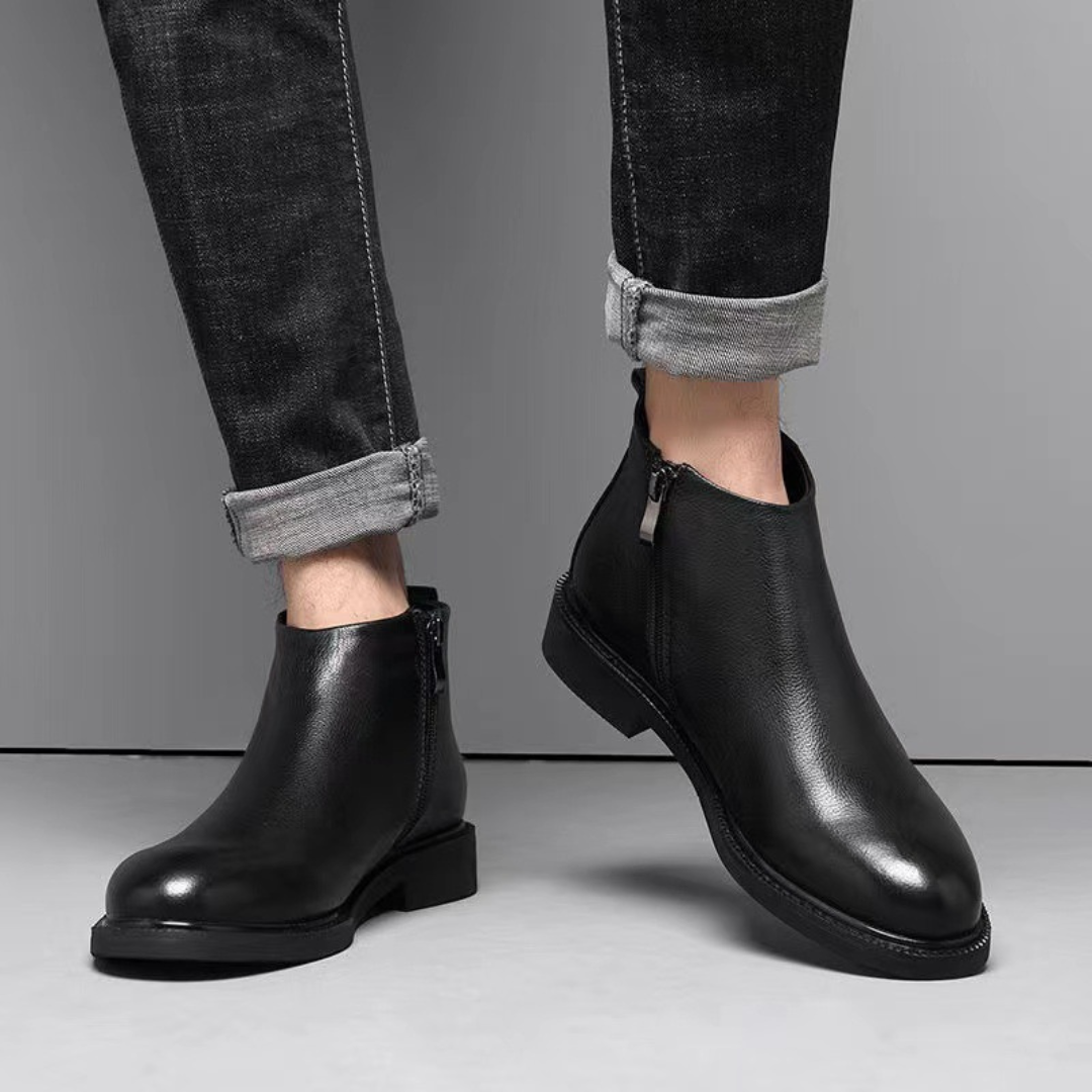 Zapatos de Cuero Antideslizantes para Hombre