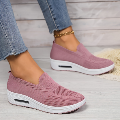 Zapatos Ortopédicos de Mujer sin Cordones con Suela Blanda