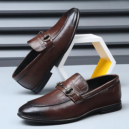 Mocasines Ortopédicos de Cuero para Hombre