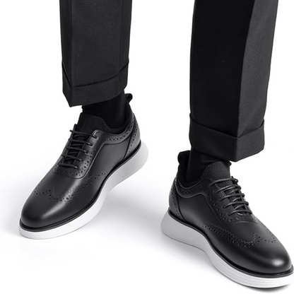 Zapatos casuales de cuero texturizado para hombre