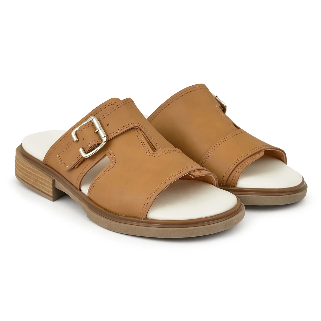 Sandalias de Cuero con Suelas Ortopédicas  para la Mujer