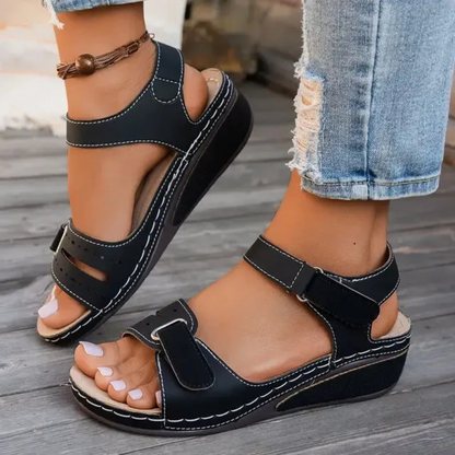 Sandalias con tacón ergonómico