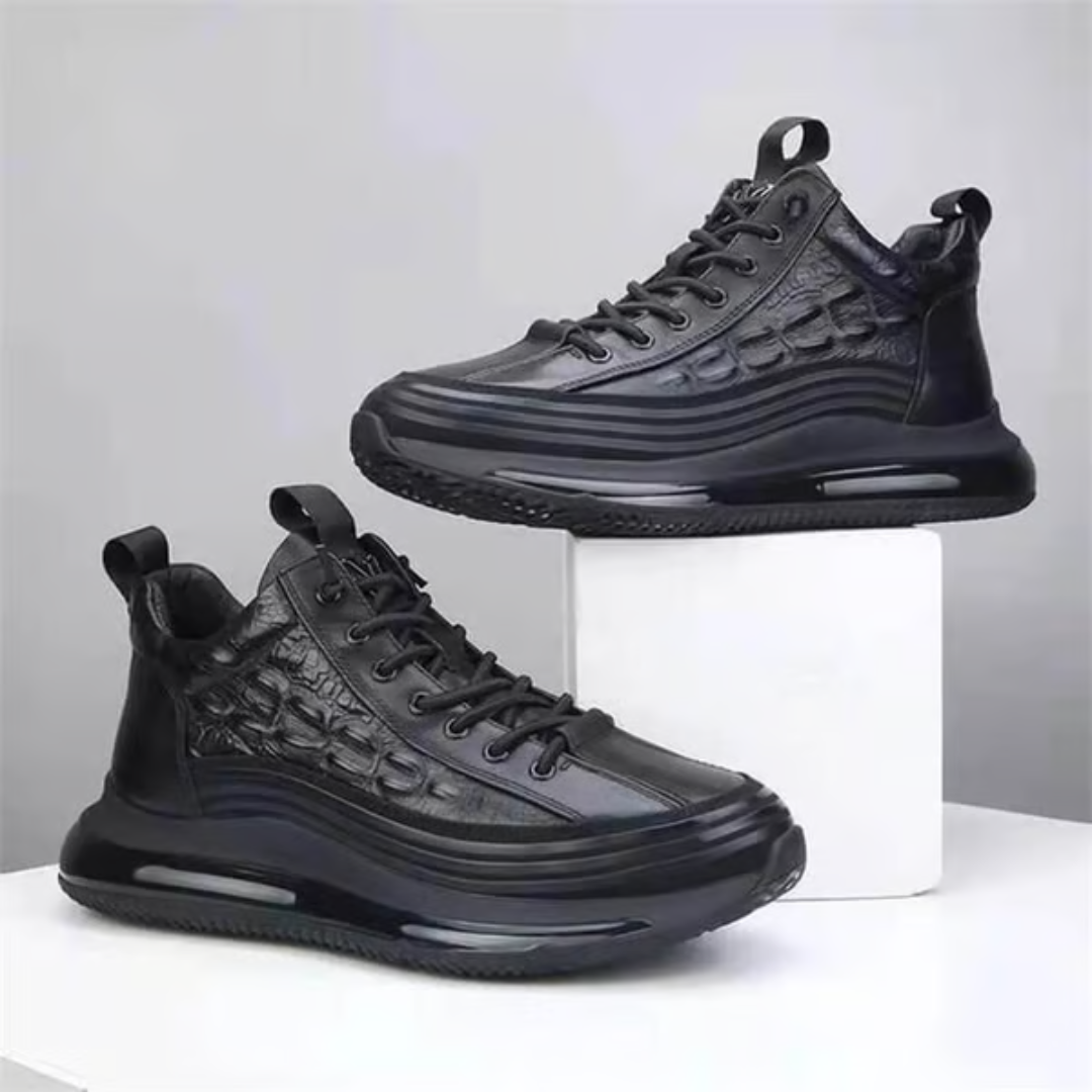 Zapatos Casuales de Cuero con Amortiguación de Aire para Hombre