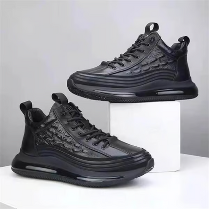Zapatos Casuales de Cuero con Amortiguación de Aire para Hombre