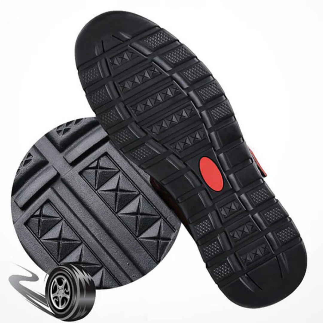 Sandalias urbanas con tiras cruzadas y estilo contemporáneo para hombre