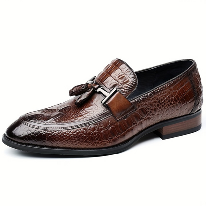 Mocasines Ergonómicos de cuero con diseño texturizado para hombre®