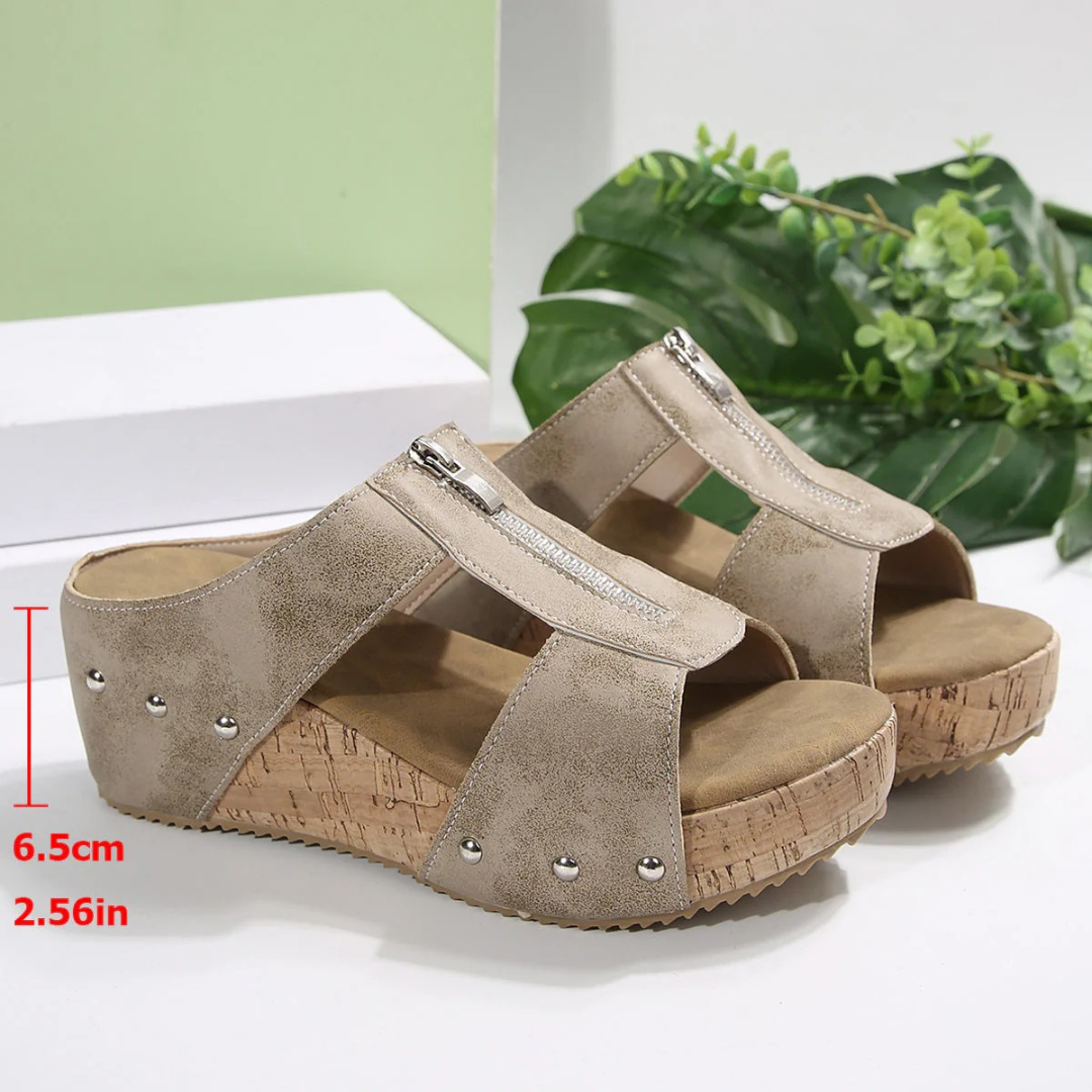 Sandalias de cuña antideslizantes para Mujer