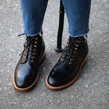 Botas de Cuero con Suelas Ergonómicas para Mujer