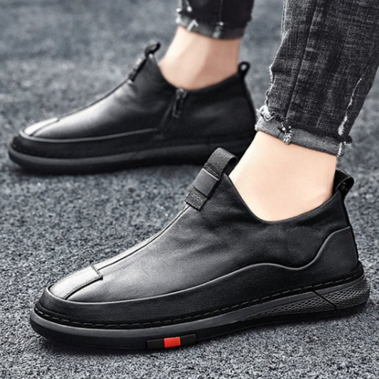 Zapatos antideslizantes de cuero para hombre