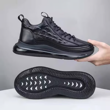 Zapatos Casuales de Cuero con Amortiguación de Aire para Hombre