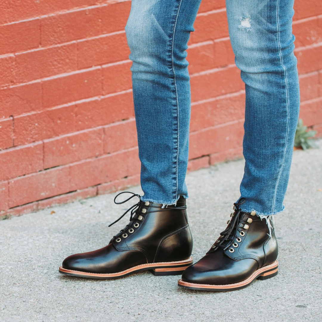 Botas de Cuero con Suelas Ergonómicas para Mujer