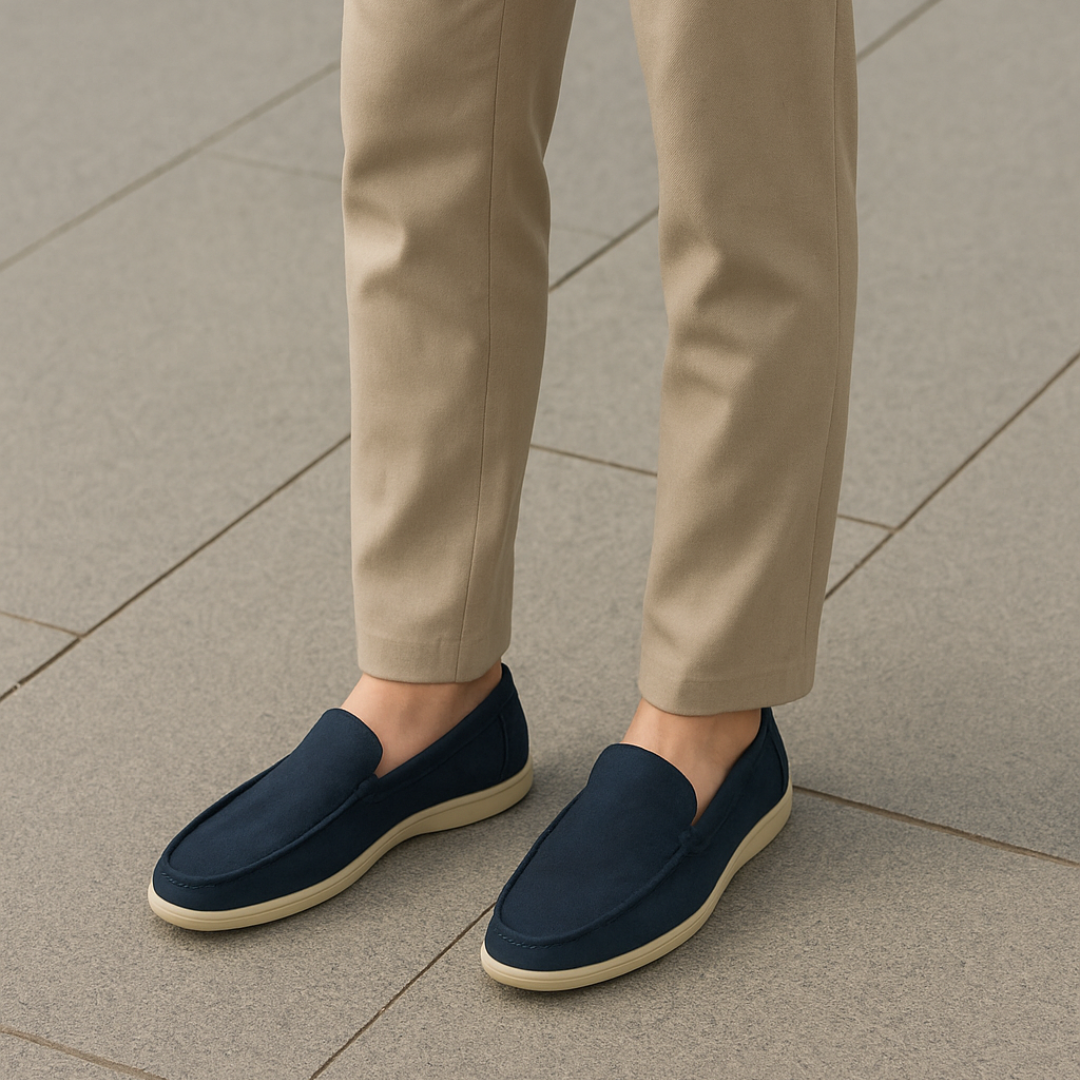 Mocasines ortopédicos con diseño clásico y suela antideslizante para hombre