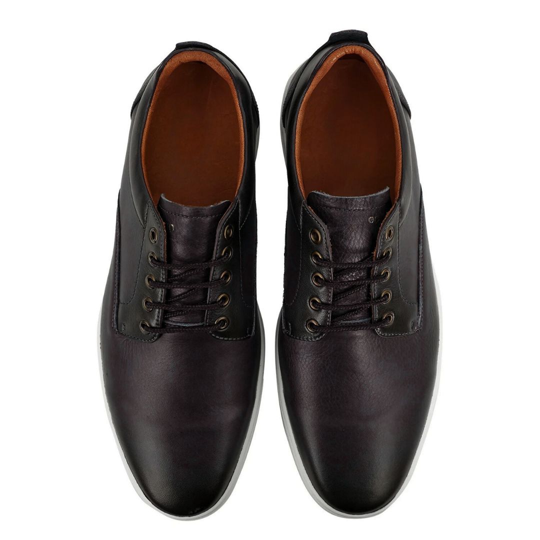 Zapato Ortopédico de Cuero con Suela Antideslizante para Hombre