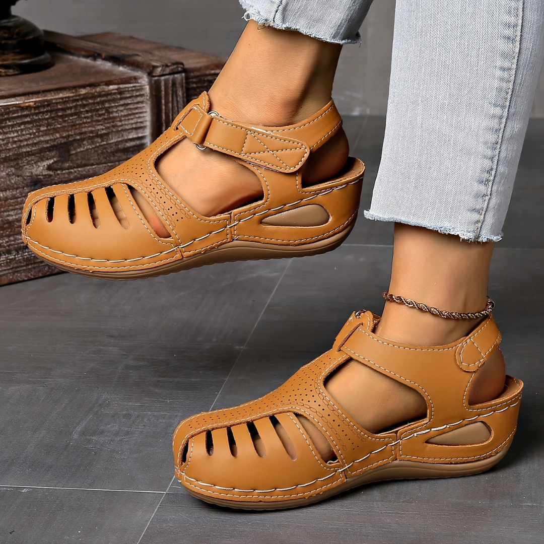 Sandalias ortopédicas ligeras y transpirables de Cuero