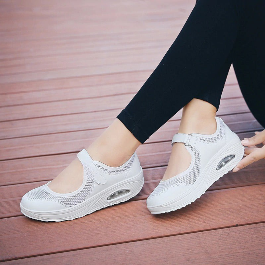 Zapatos de Mujer Cómodos, Antideslizantes y con Cierre de Velcro