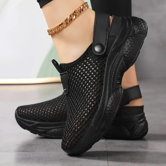 Zapatillas transpirables en malla para mujer