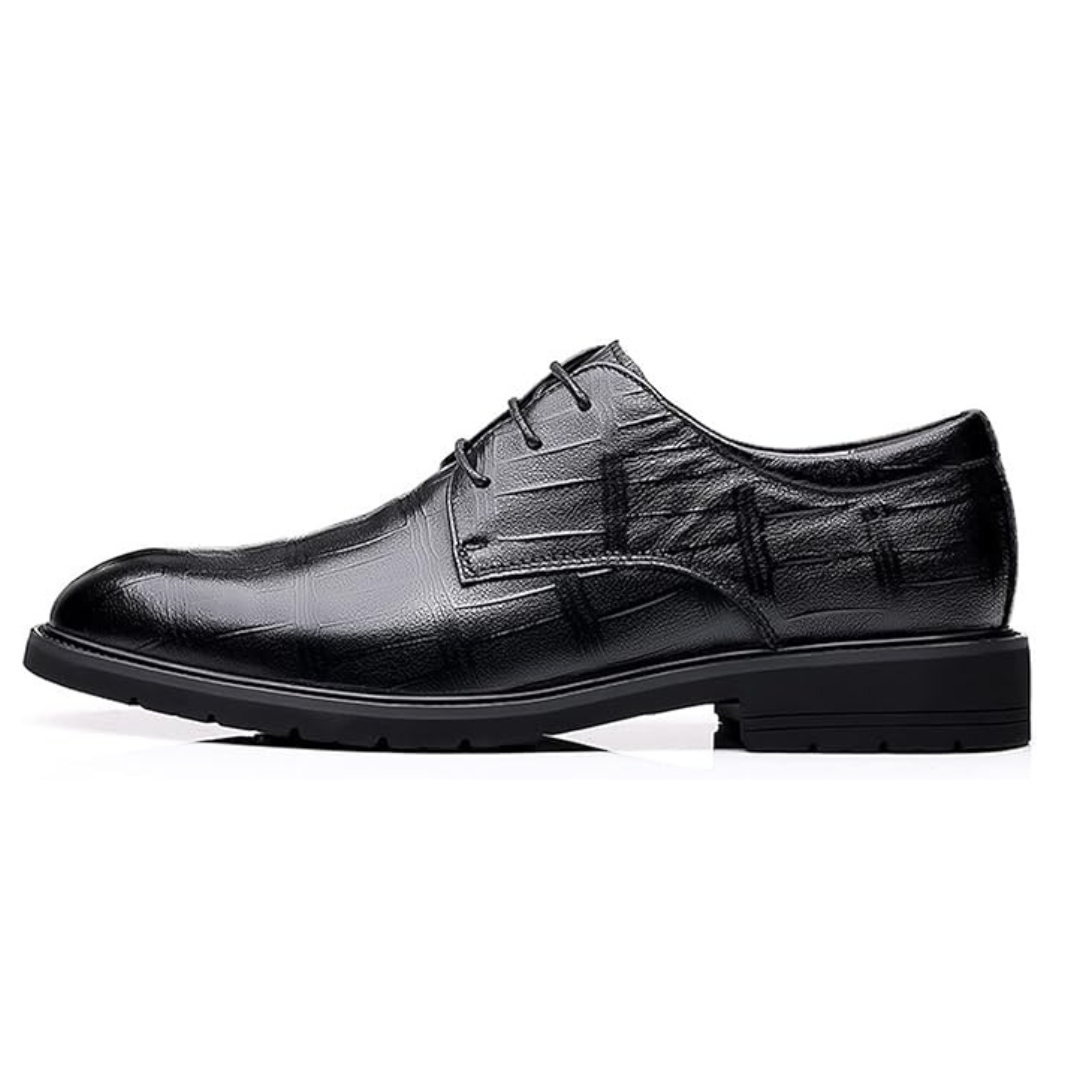 Zapato casual de cuero texturizado para hombre
