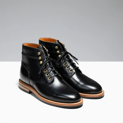 Botas de Cuero con Suelas Ergonómicas para Mujer