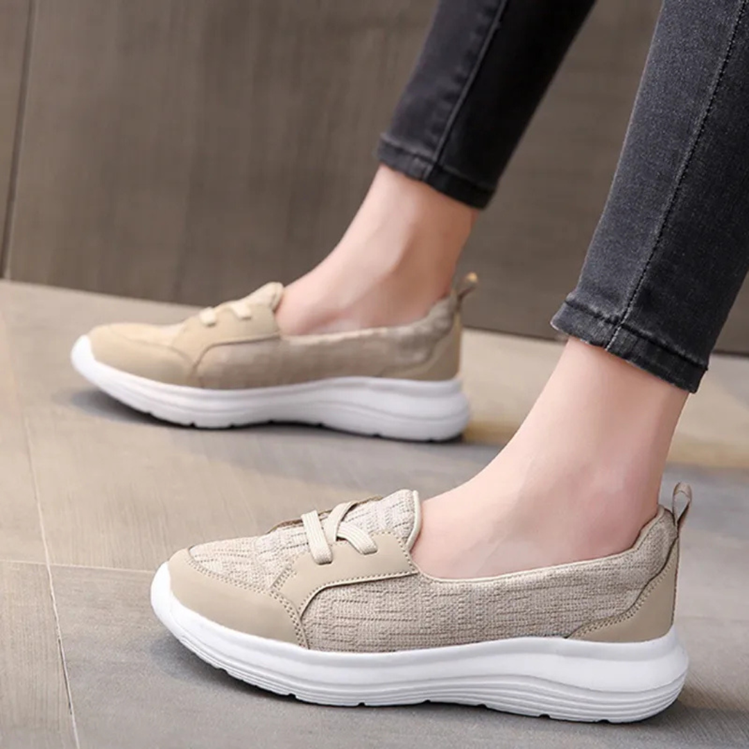 Zapatos ortopédicos sin cordones para mujer con soporte para el arco y suela antideslizante®