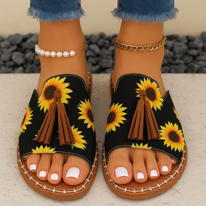 Sandalias Bajas con Suelas Ergonómicas para Mujer