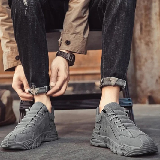Zapatos antideslizantes de suela gruesa para hombre