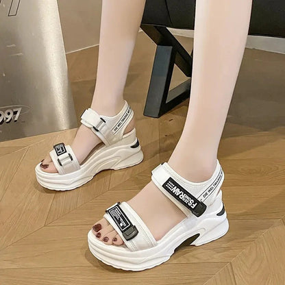 Sandalias ortopedicas de cuña para mujer